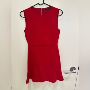 Zara Vibrant Red Mini Dress